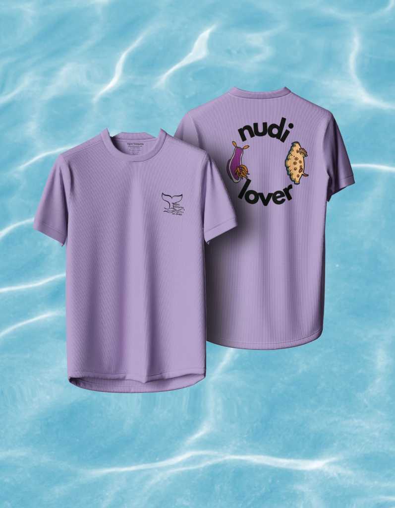 Purple Nudibranch oversized tshirt
