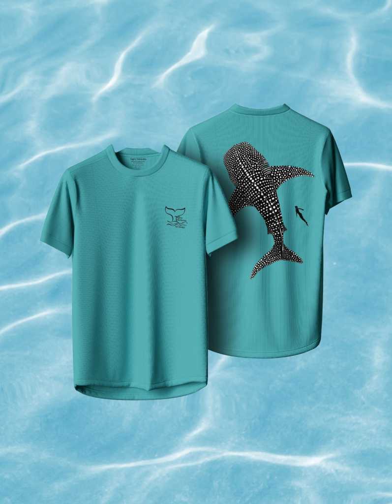 Blue Whale shark oversized tshirt